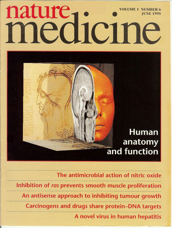 Title page of the journal Nature Medicine (1995)